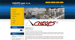 Desktop Screenshot of cheops-chotebor.cz