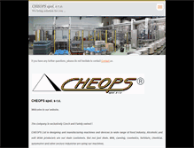 Tablet Screenshot of cheops-chotebor.cz